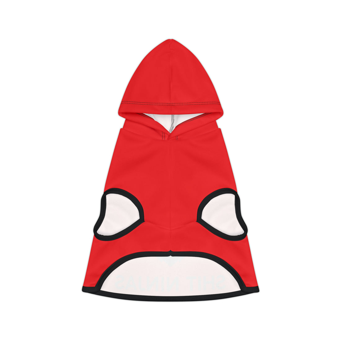 ZV Red Shit Ninja’s Dog Hoodie - THE ZEN VIKING