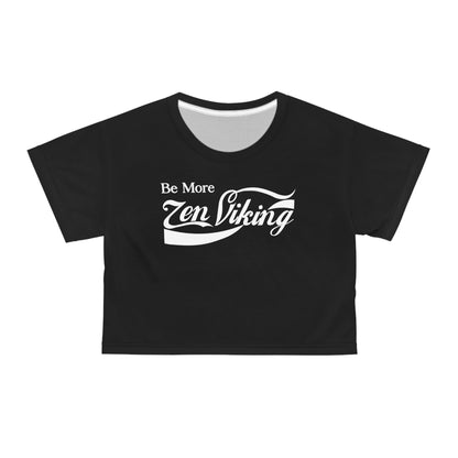 ZV Be Mo White Label Crop Top - THE ZEN VIKING