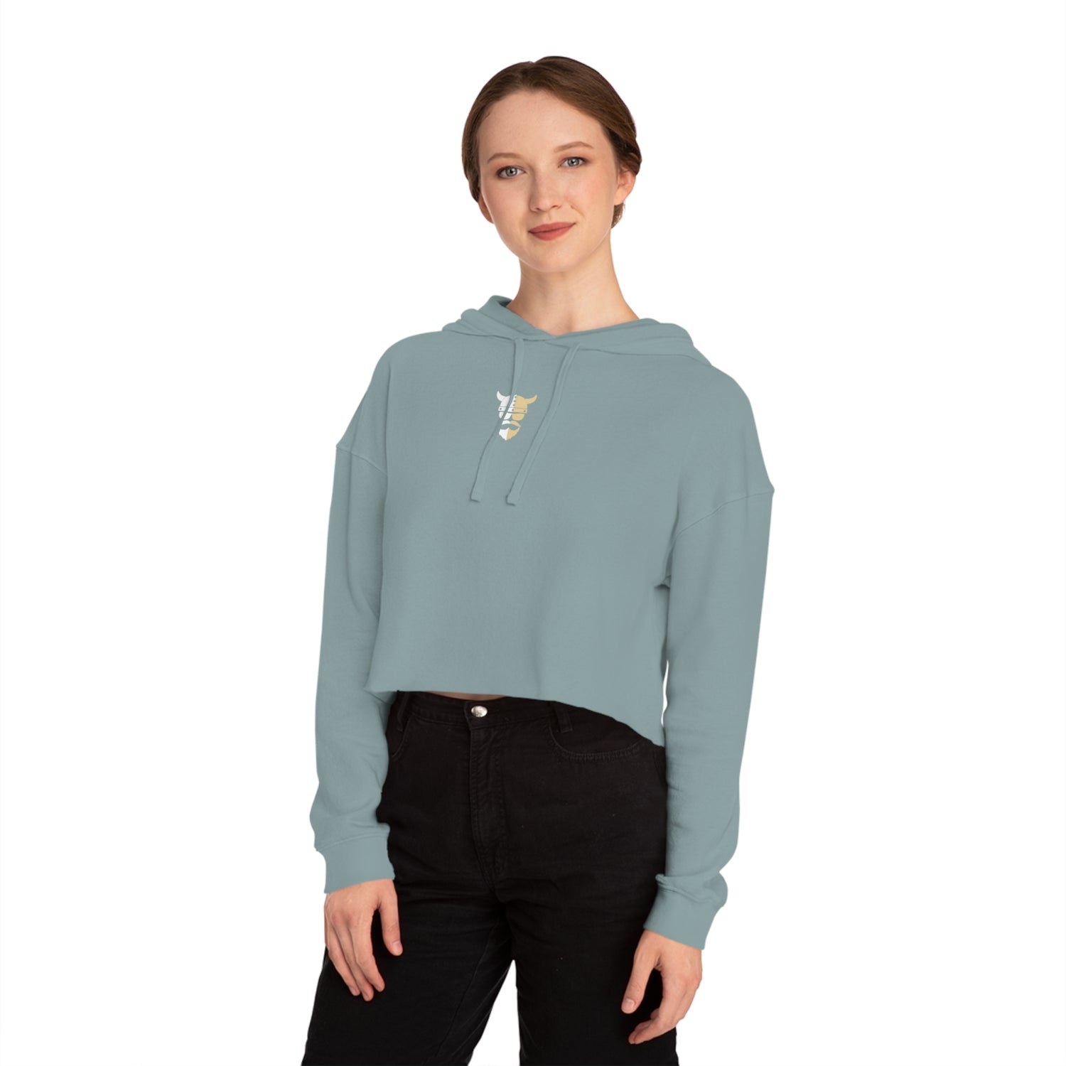 ZV Gold Label Women’s Crop Hoodie - THE ZEN VIKING