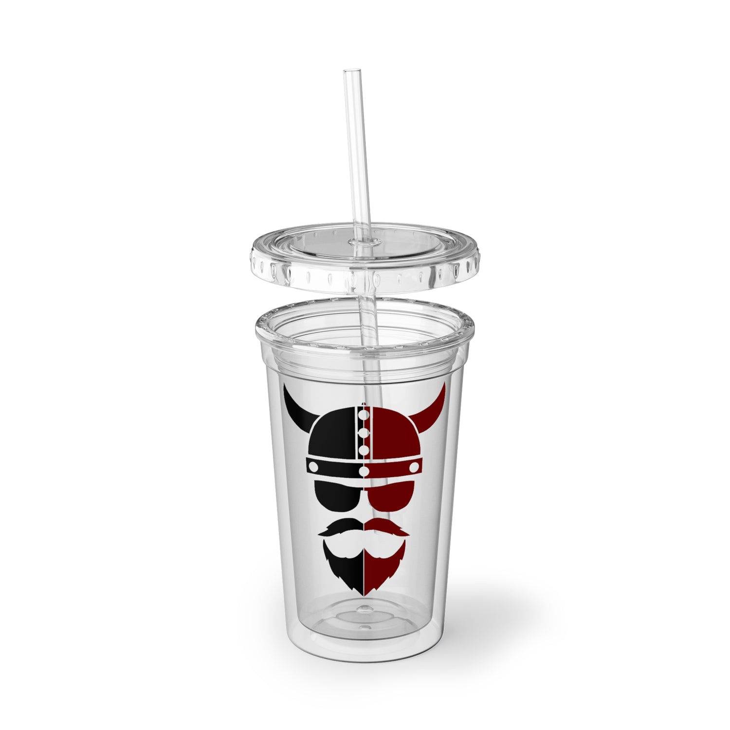 ZV Two Red Suave Acrylic Cup - THE ZEN VIKING