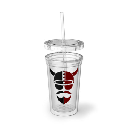 ZV Two Red Suave Acrylic Cup - THE ZEN VIKING