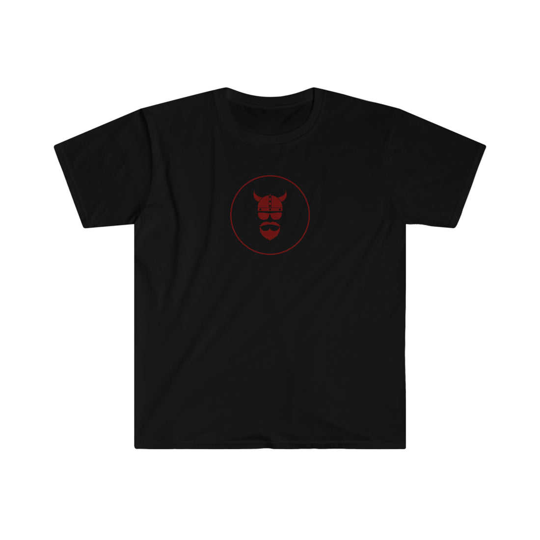 ZV Red Stamp Softstyle T-Shirt - THE ZEN VIKING