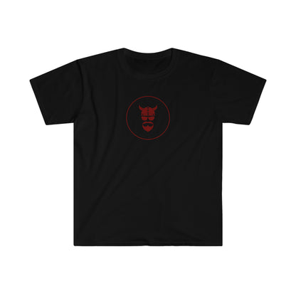 ZV Red Stamp Softstyle T-Shirt - THE ZEN VIKING