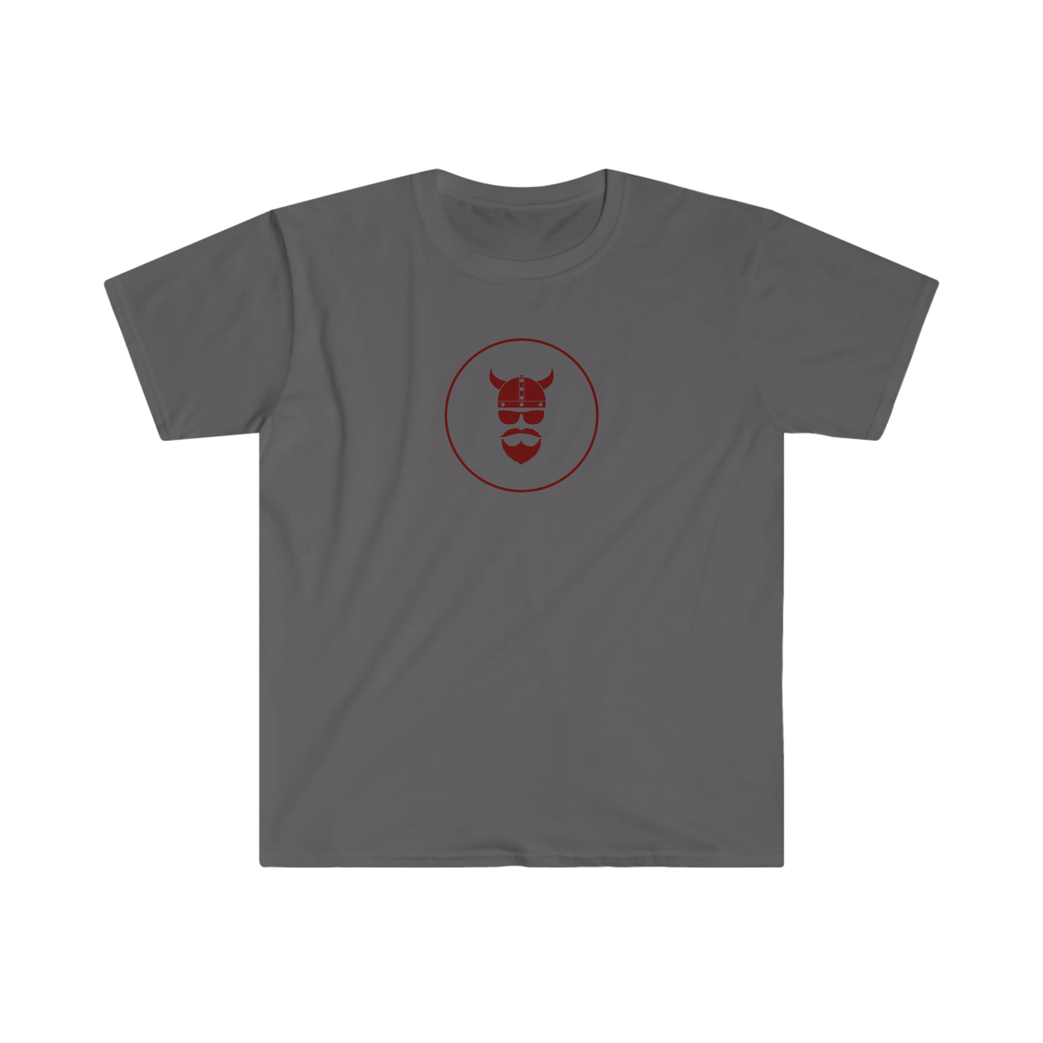 ZV Red Stamp Softstyle T-Shirt - THE ZEN VIKING