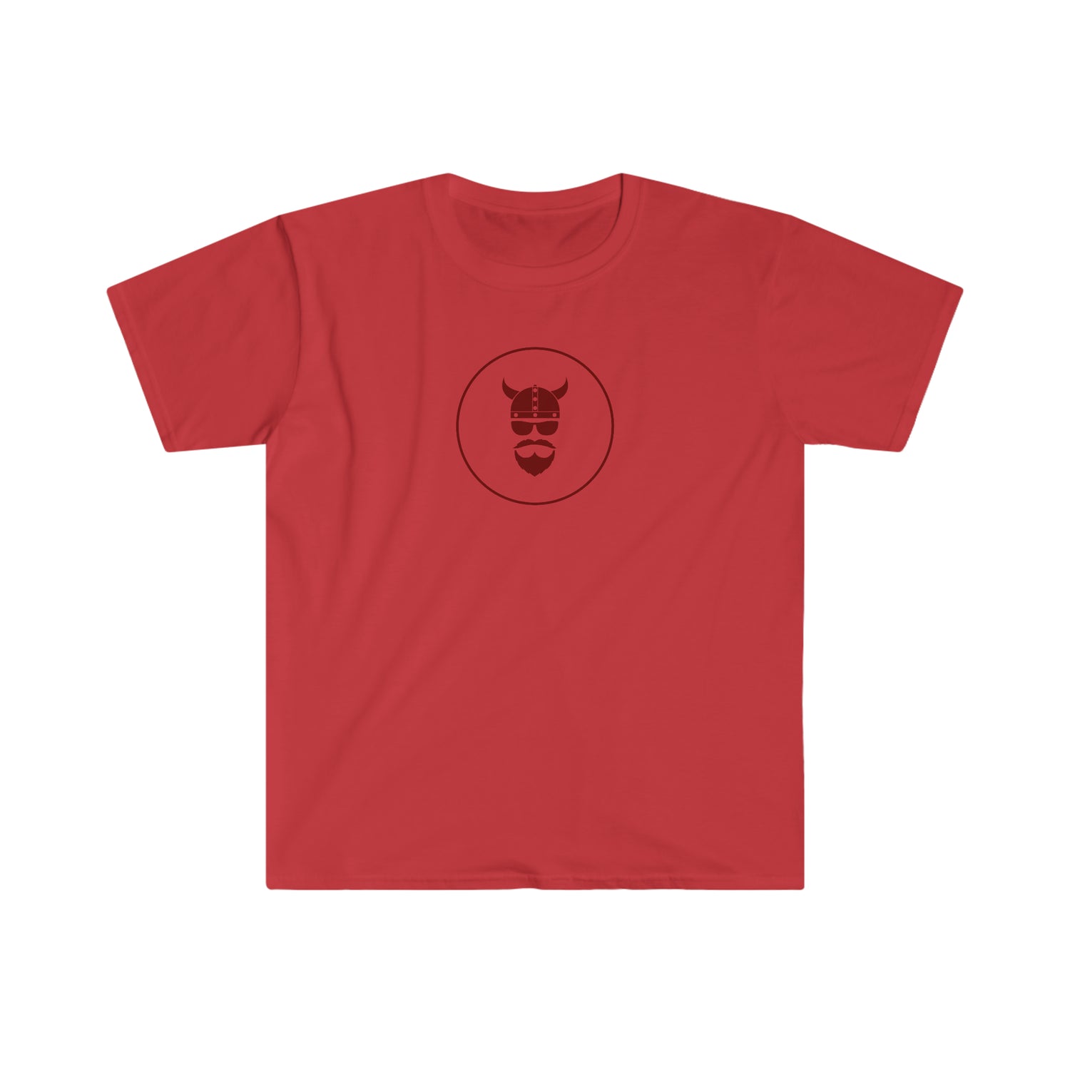 ZV Red Stamp Softstyle T-Shirt - THE ZEN VIKING