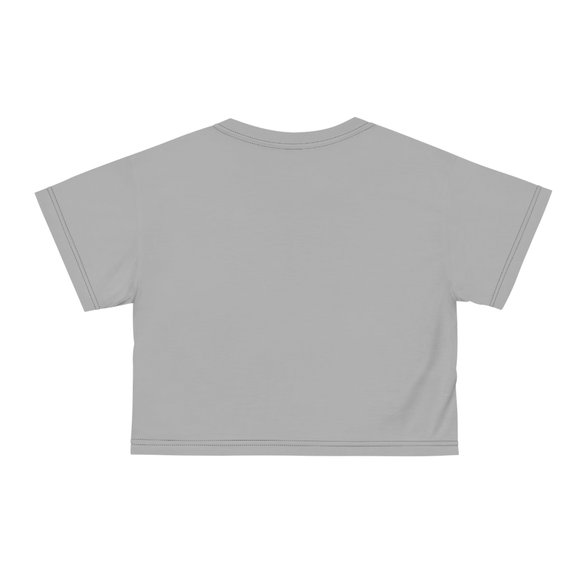 ZV meditation Yoga Light Grey Crop Top - THE ZEN VIKING