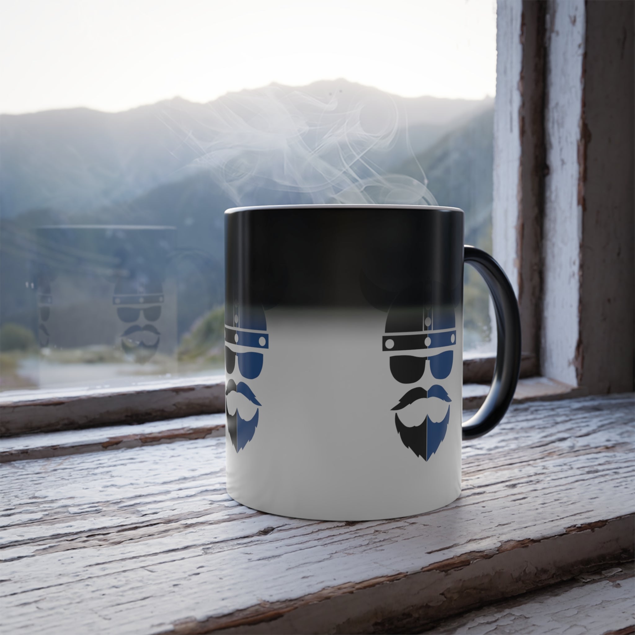 Blue Thermal Color Morphing Mug, 11oz - THE ZEN VIKING