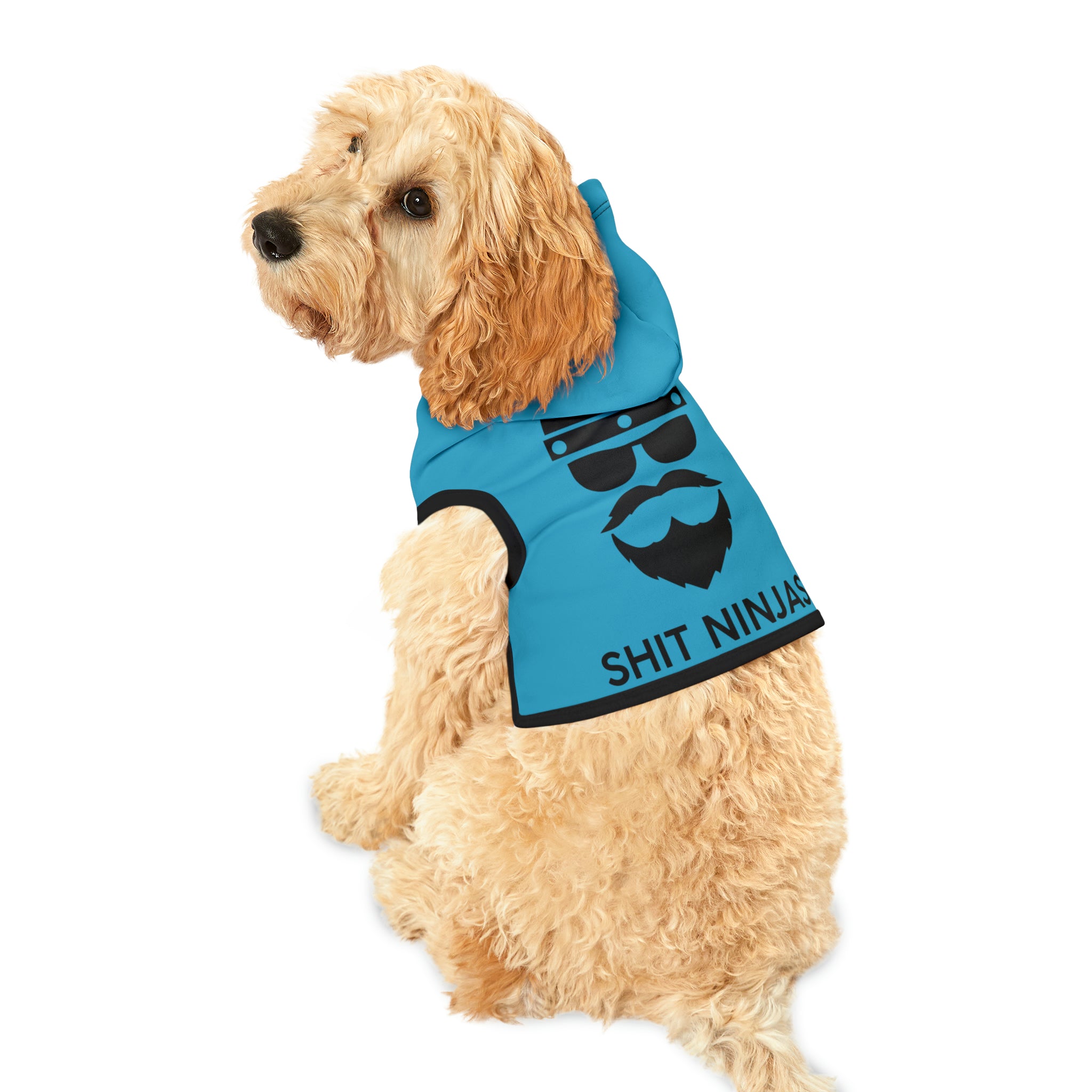 ZV Blue Shit Ninja’s Dog Hoodie - THE ZEN VIKING