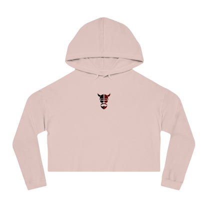 ZV Red Label Women’s Crop Hoodie - THE ZEN VIKING