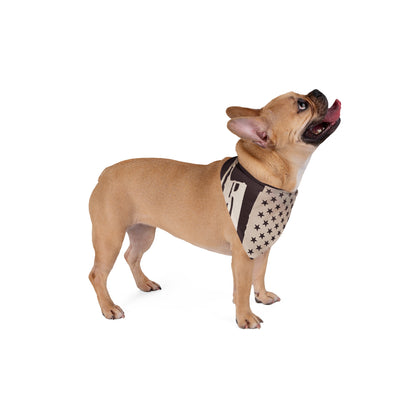 ZV AmericanAXE vintage Brown Dog Bandana - THE ZEN VIKING