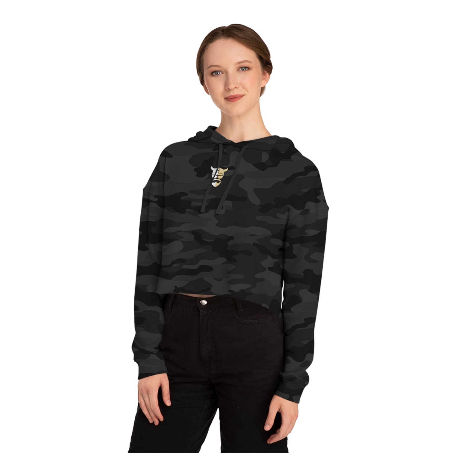 ZV Gold Label Women’s Crop Hoodie - THE ZEN VIKING