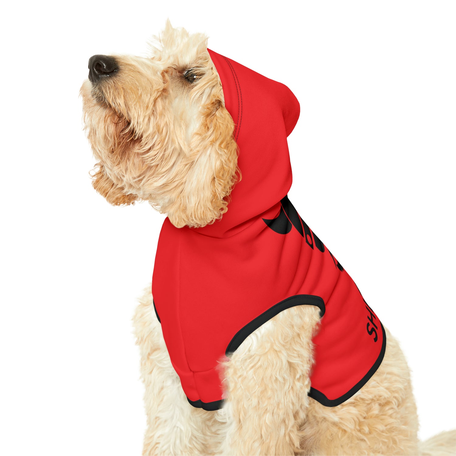 ZV Red Shit Ninja’s Dog Hoodie - THE ZEN VIKING