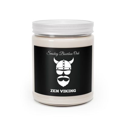 ZV Smoky Bourbon Oak Candle, 9oz - THE ZEN VIKING