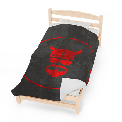 ZV CodeRed Extra Soft Velveteen Plush Blanket - THE ZEN VIKING