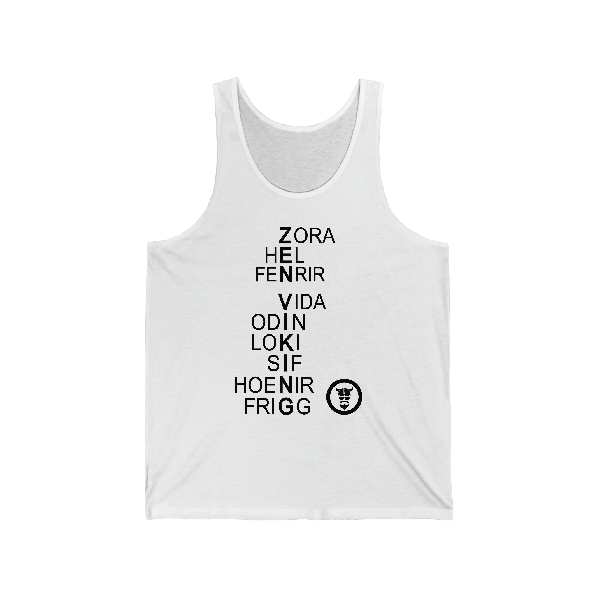 Tank Top Puzzled Gods - THE ZEN VIKING