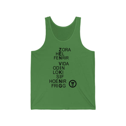 Tank Top Puzzled Gods - THE ZEN VIKING