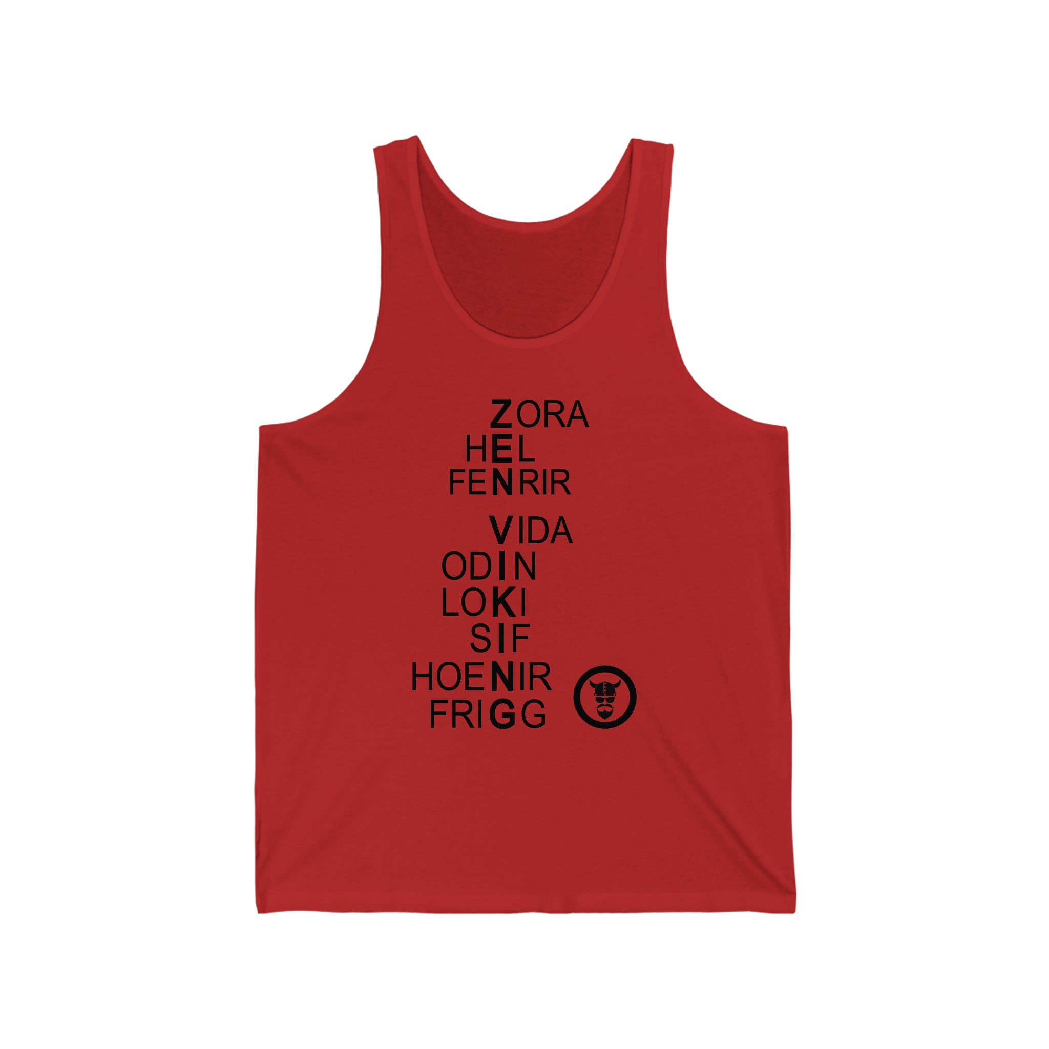 Tank Top Puzzled Gods - THE ZEN VIKING