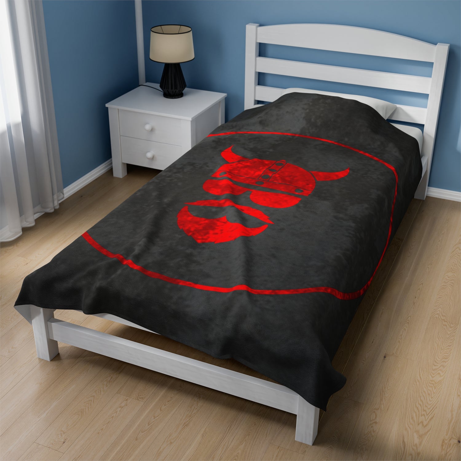 ZV CodeRed Extra Soft Velveteen Plush Blanket - THE ZEN VIKING