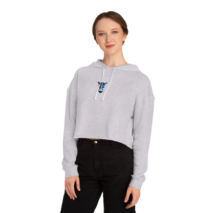 ZV Blue Label Women’s Crop Hoodie - THE ZEN VIKING