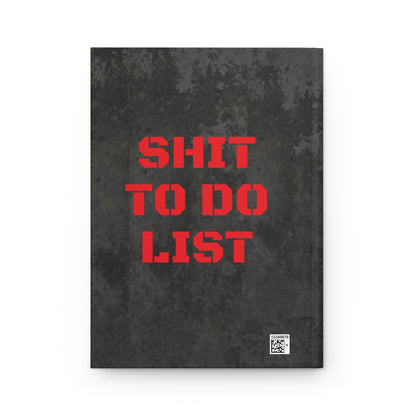 ZV Shit To Do List blkops Hardcover Journal Matte - THE ZEN VIKING