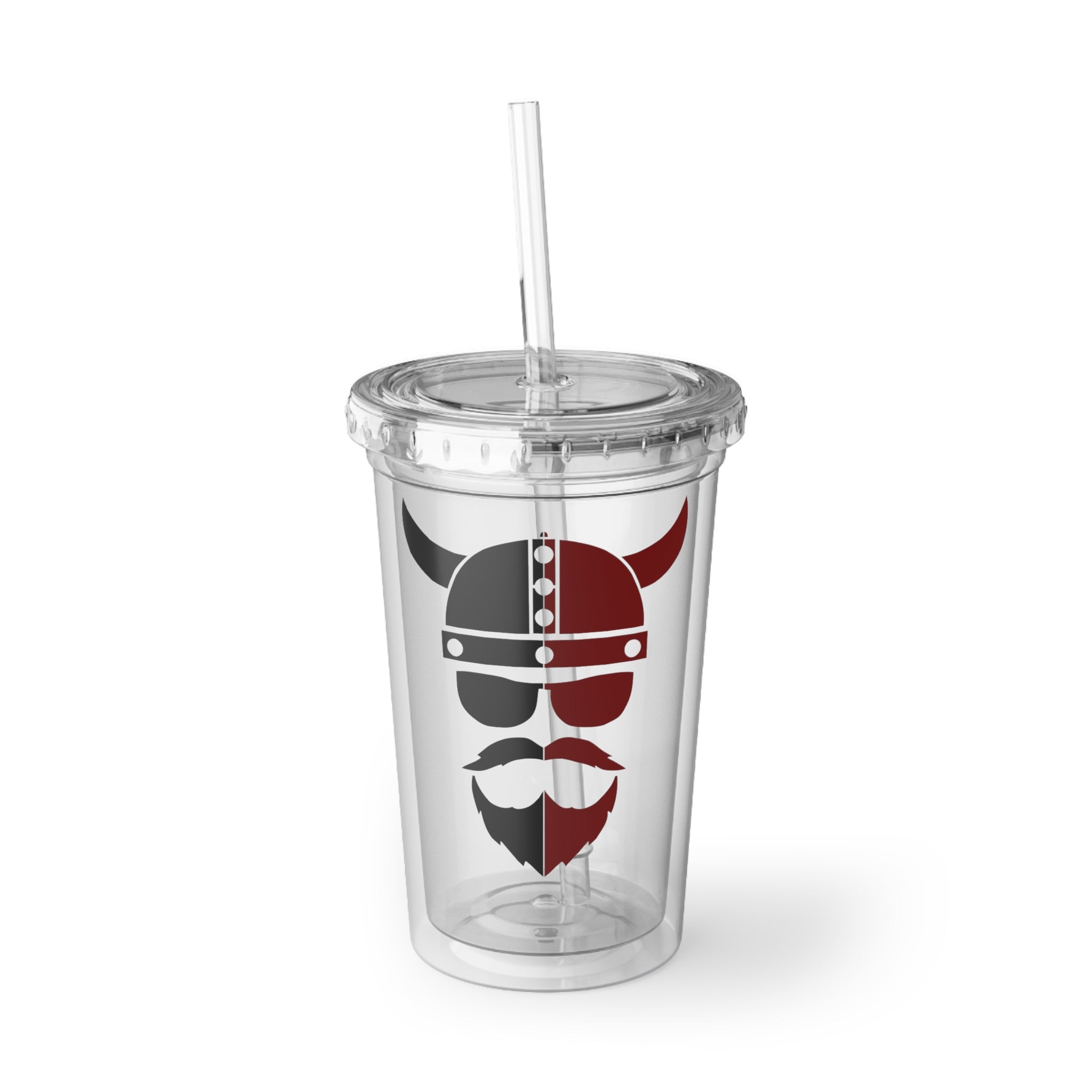 ZV Two Red Suave Acrylic Cup - THE ZEN VIKING