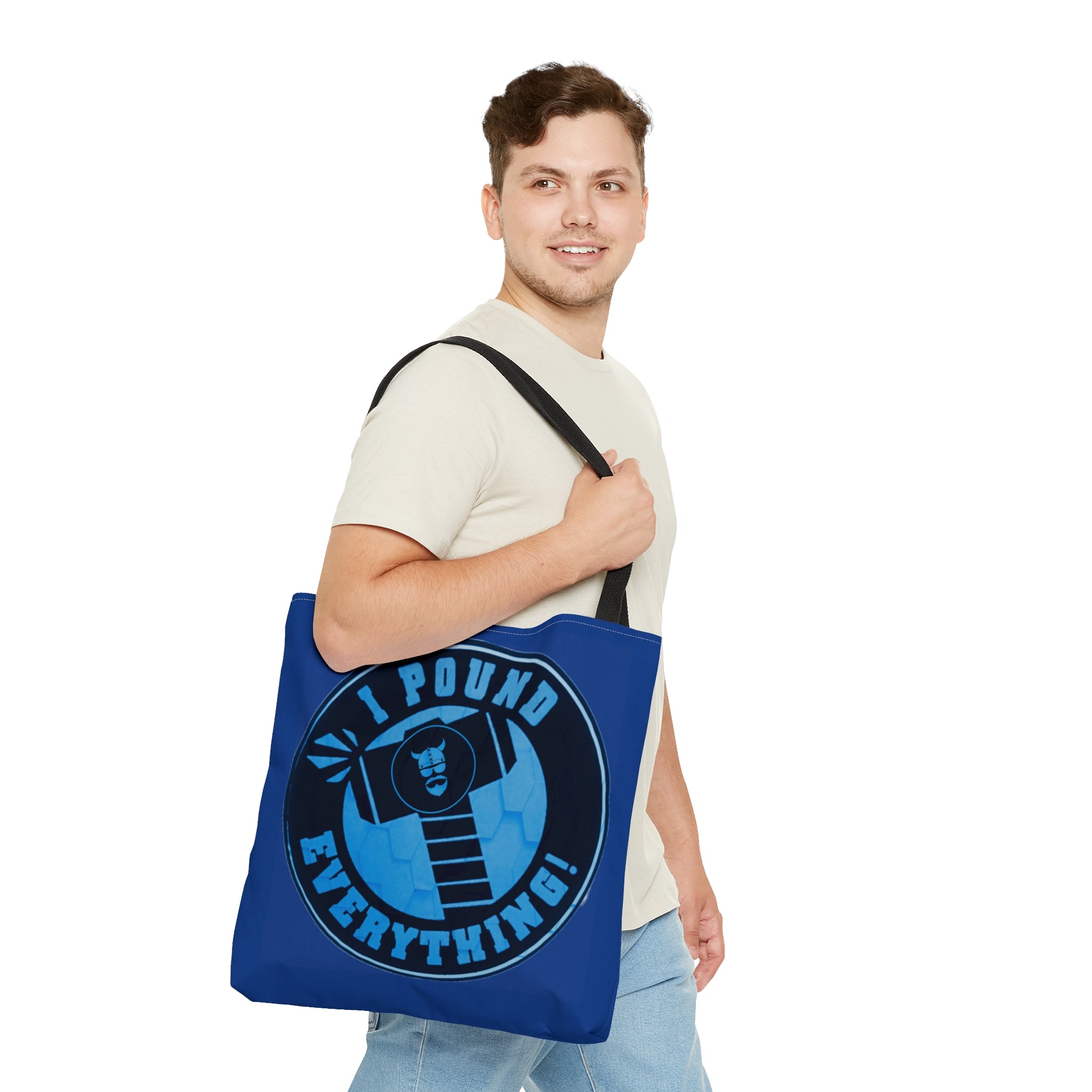 ZV Blue Pound Tote Bag - THE ZEN VIKING