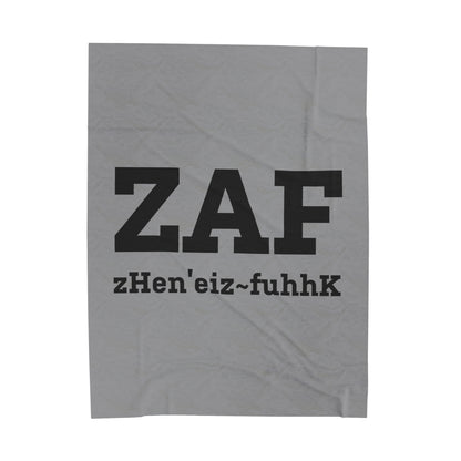 ZV ZAF Extra Soft Velveteen Plush Blanket - THE ZEN VIKING