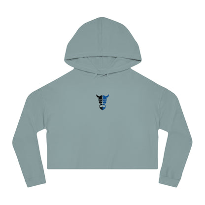 ZV Blue Label Women’s Crop Hoodie - THE ZEN VIKING