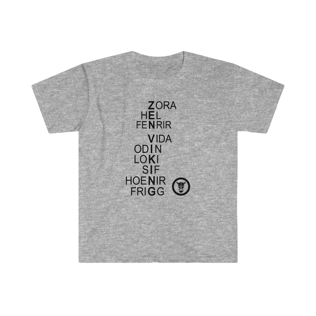 Cross Puzzle ZV Softstyle T-Shirt - THE ZEN VIKING