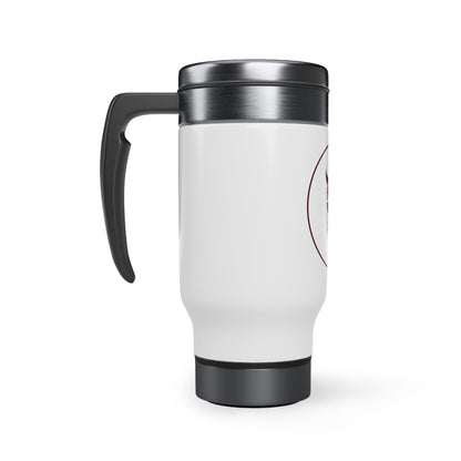 ZV Red Label Stainless Steel Travel Mug with Handle, 14oz - THE ZEN VIKING