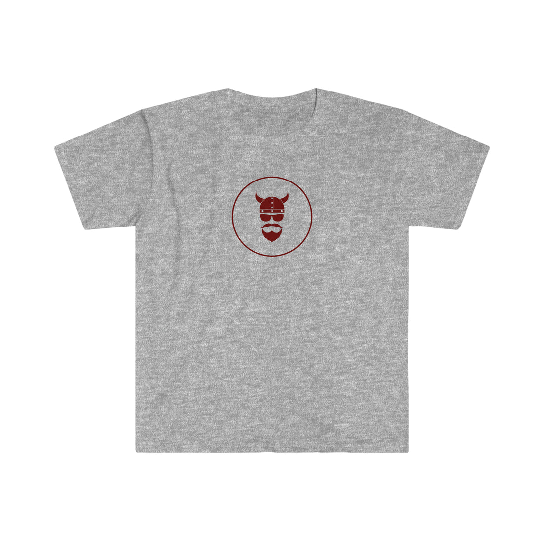 ZV Red Stamp Softstyle T-Shirt - THE ZEN VIKING