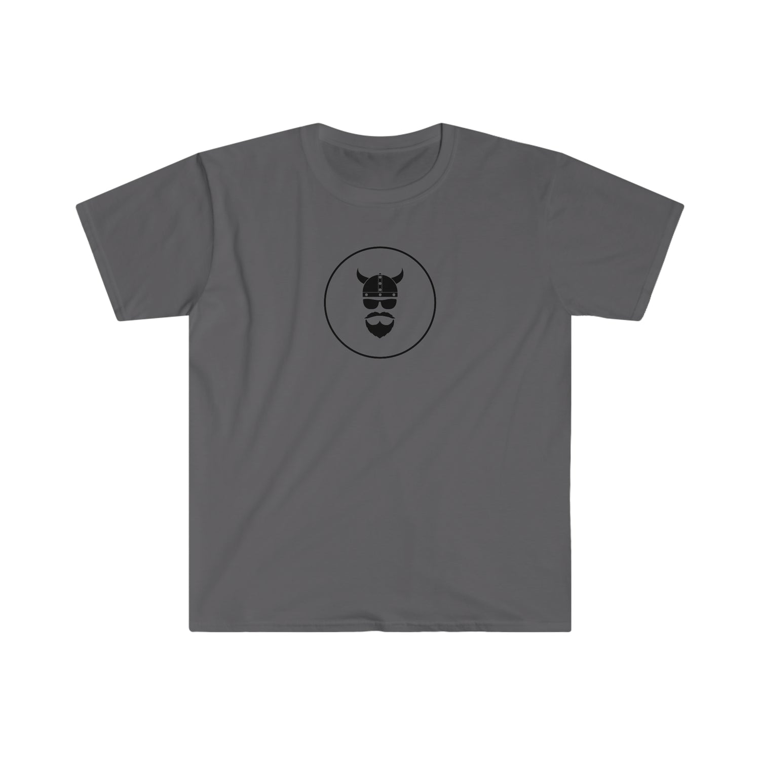 ZV Black Stamp Softstyle T-Shirt - THE ZEN VIKING