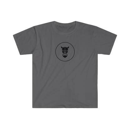 ZV Black Stamp Softstyle T-Shirt - THE ZEN VIKING