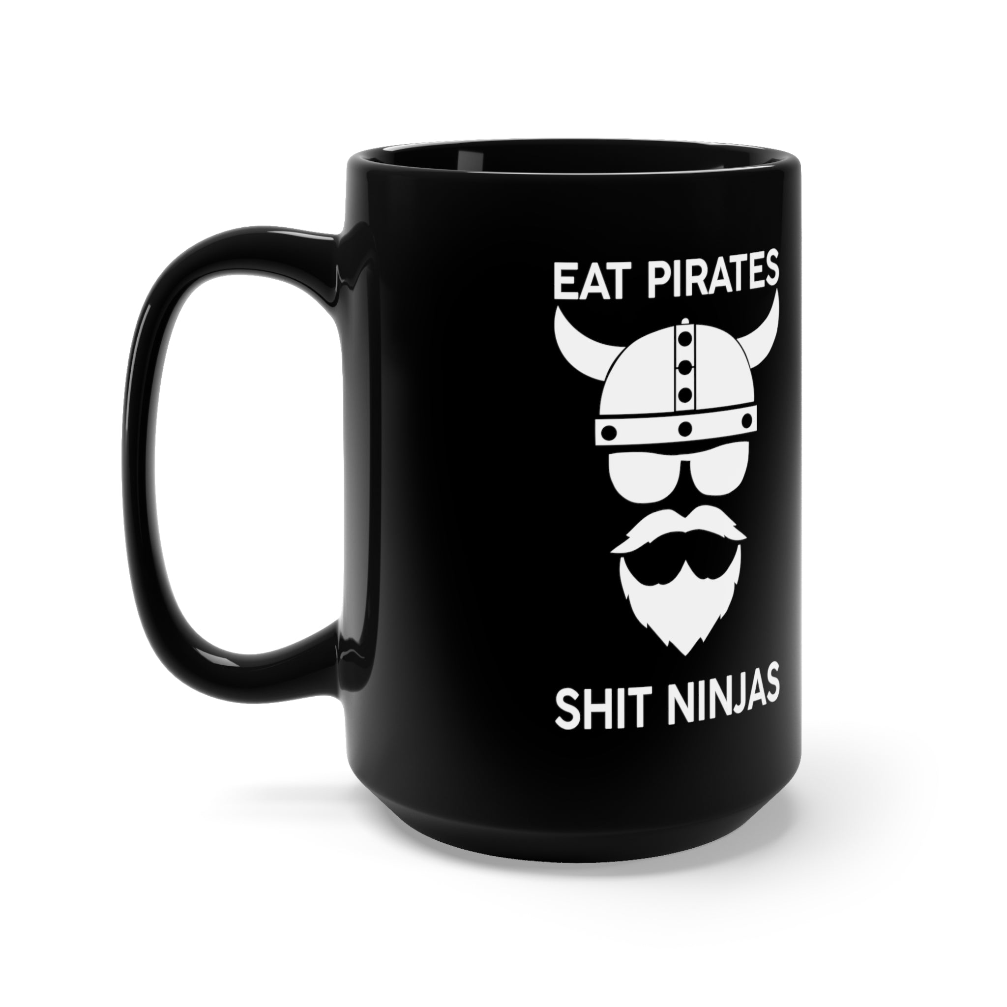 ZV Black Coffee Mug 15oz - THE ZEN VIKING