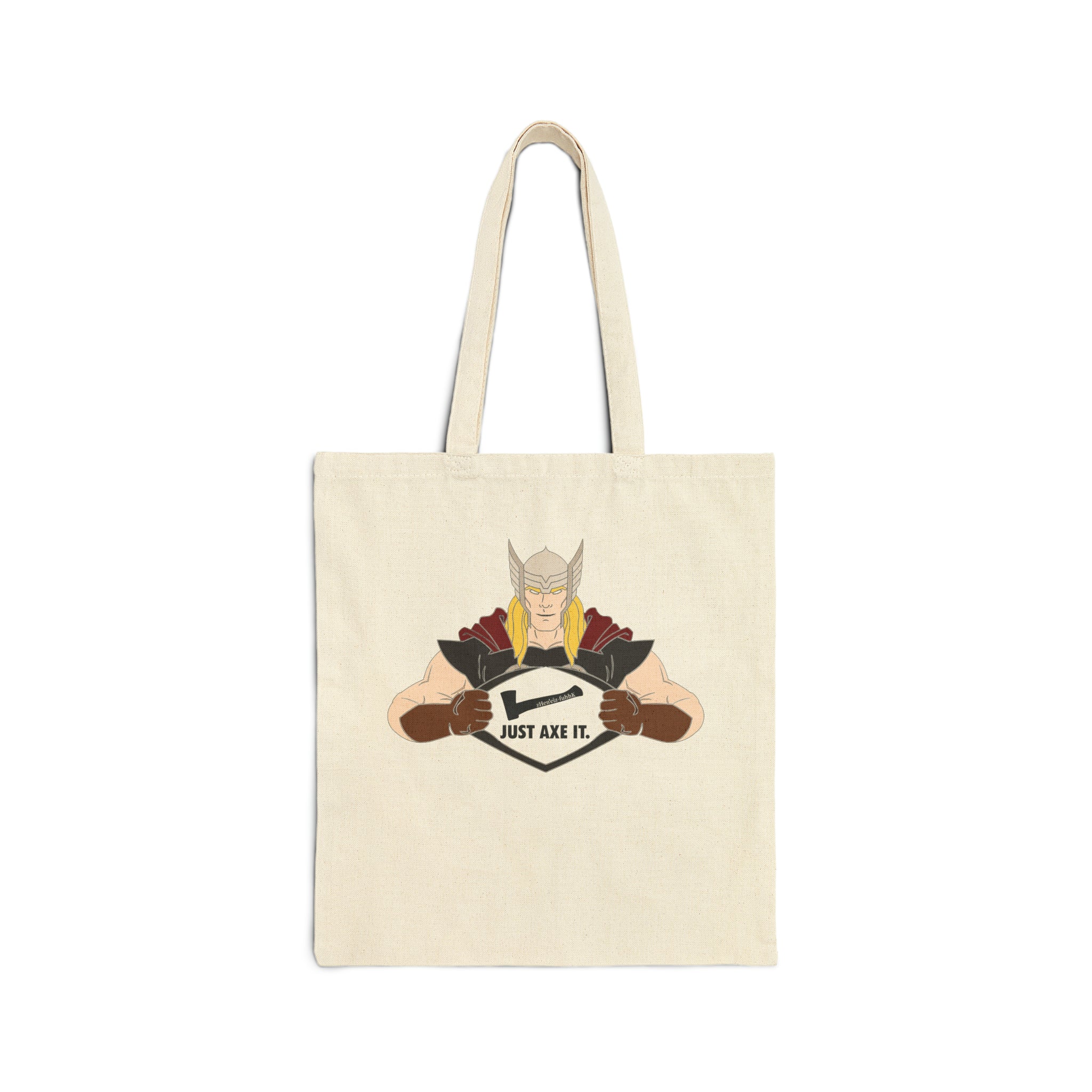 Thor Axe It Cotton Canvas Tote Bag