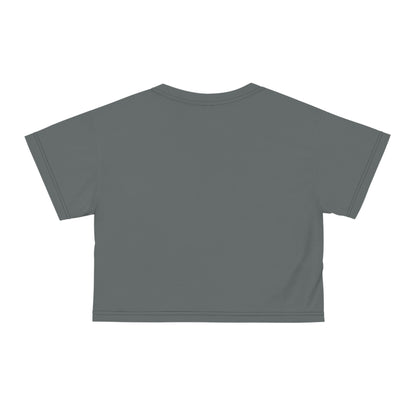 ZV meditation Yoga Charcoal Crop Top - THE ZEN VIKING