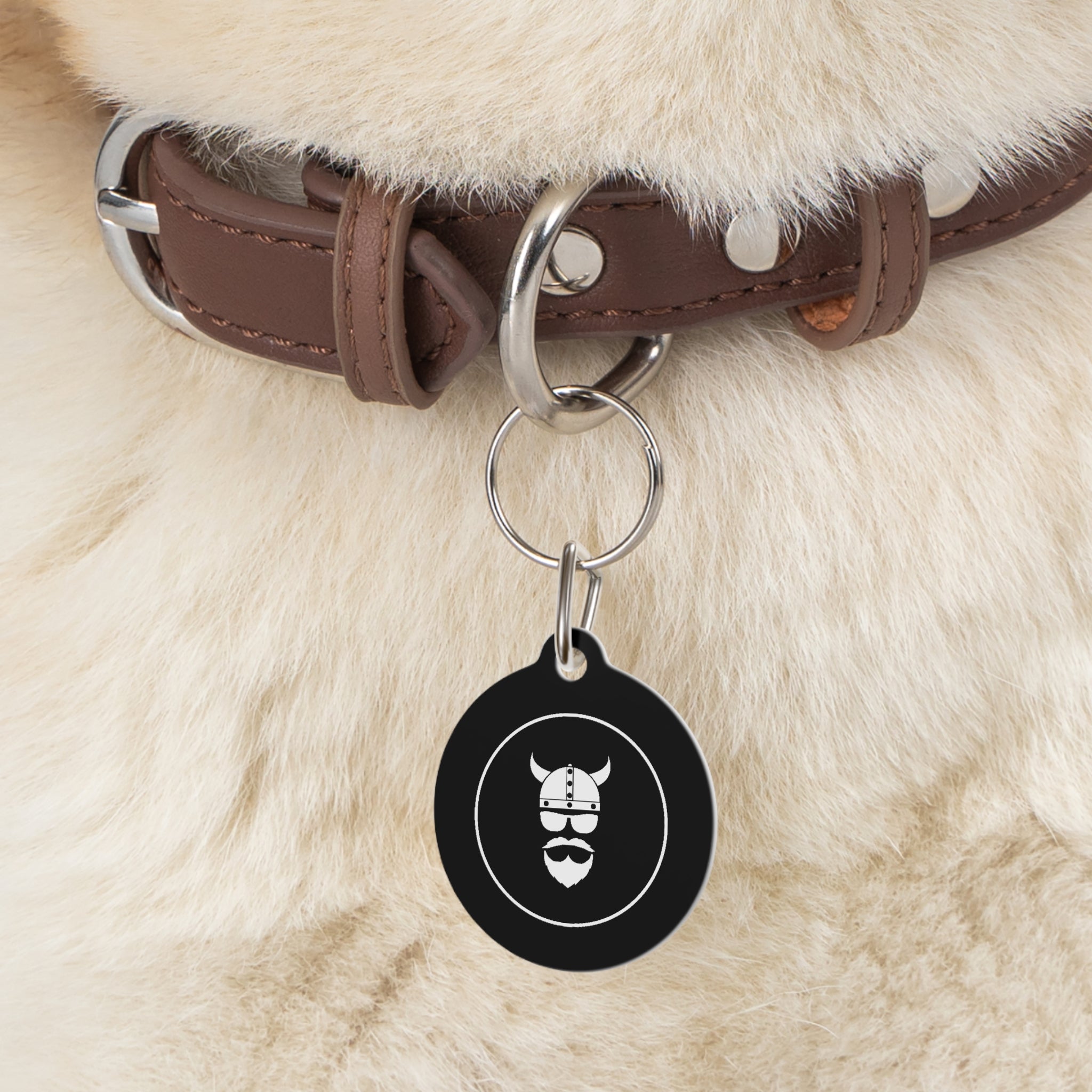 ZV Black Pet Tag - THE ZEN VIKING