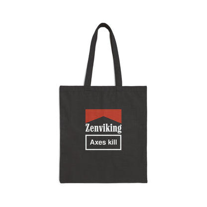 Axes KIll Cotton Canvas Tote Bag