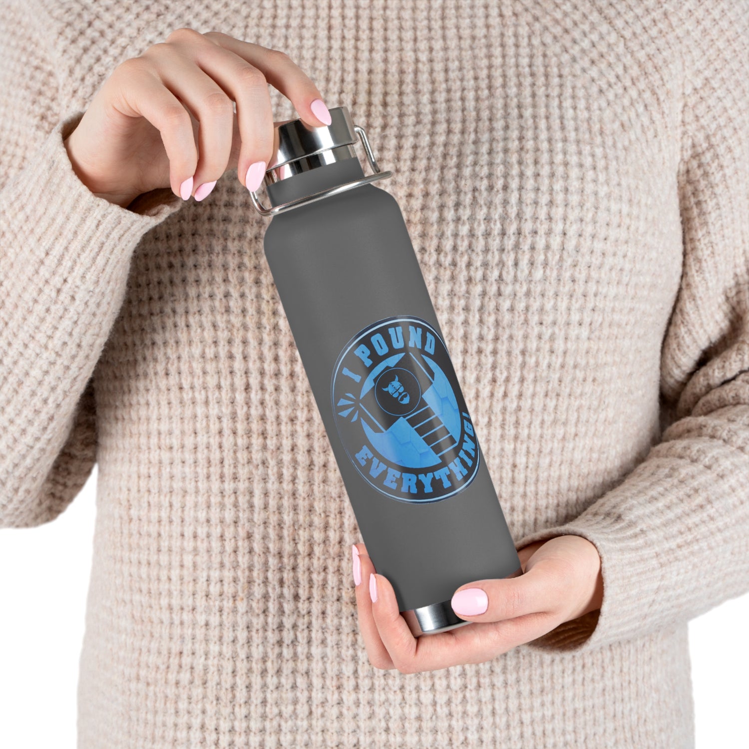 ZV Pound Copper Vacuum Insulated Bottle, 22oz - THE ZEN VIKING