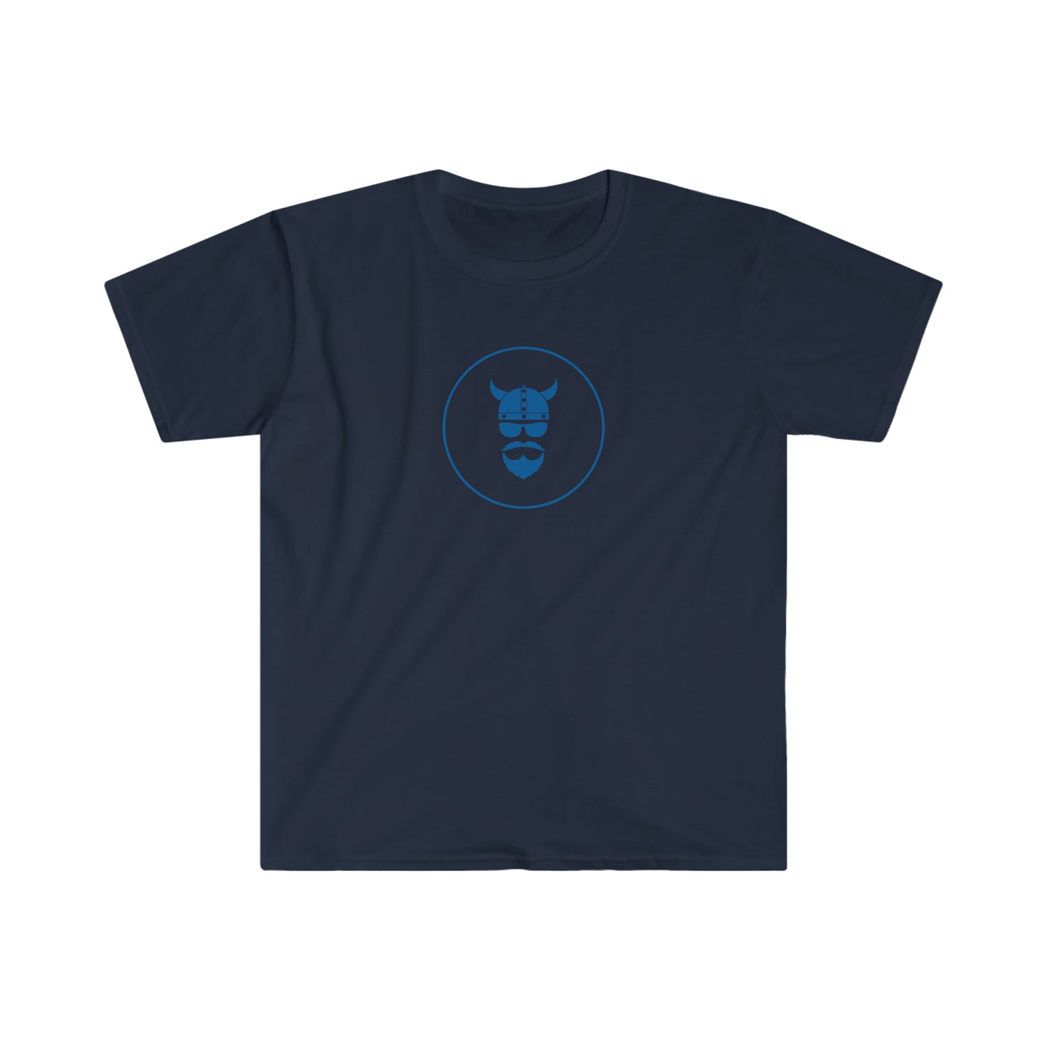 ZV Blue Stamp Softstyle T-Shirt - THE ZEN VIKING