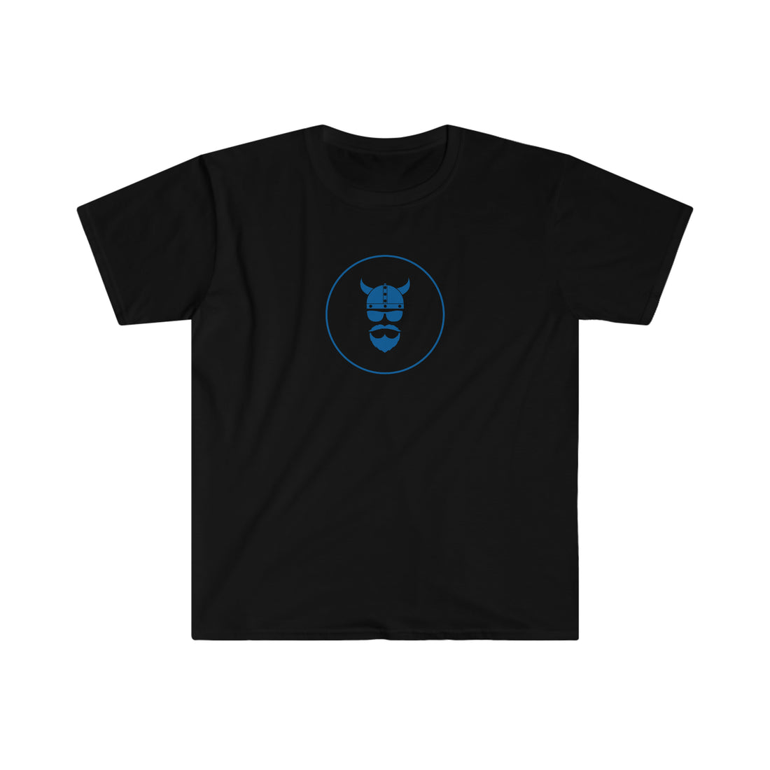 ZV Blue Stamp Softstyle T-Shirt - THE ZEN VIKING