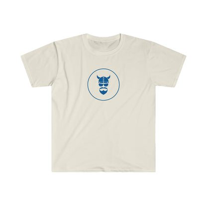 ZV Blue Stamp Softstyle T-Shirt - THE ZEN VIKING