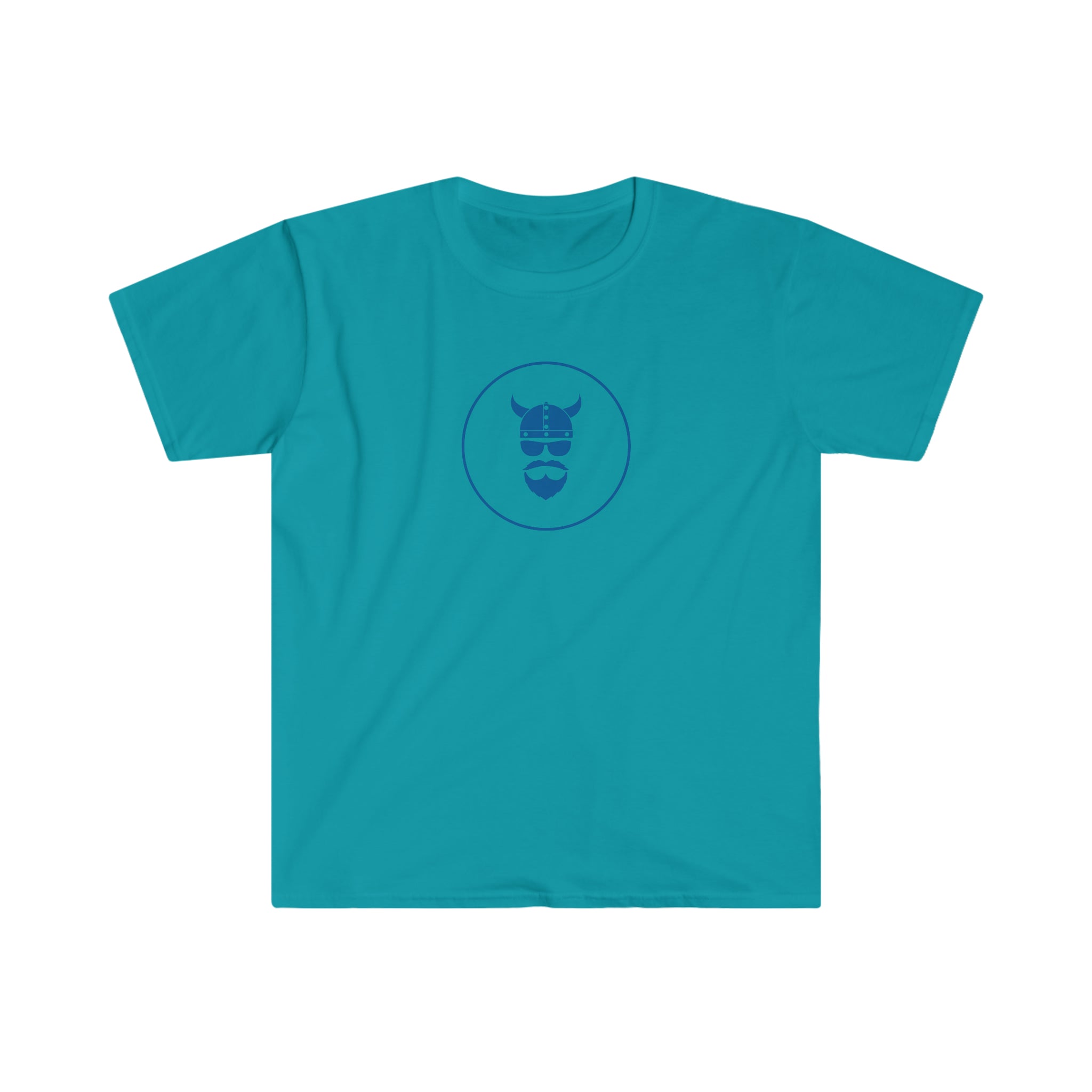 ZV Blue Stamp Softstyle T-Shirt - THE ZEN VIKING