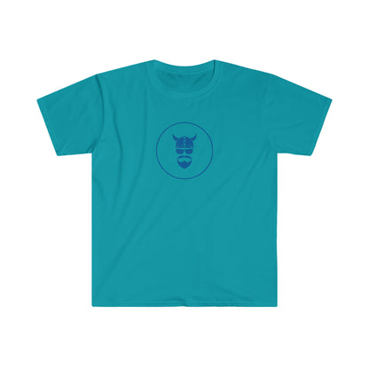 ZV Blue Stamp Softstyle T-Shirt - THE ZEN VIKING