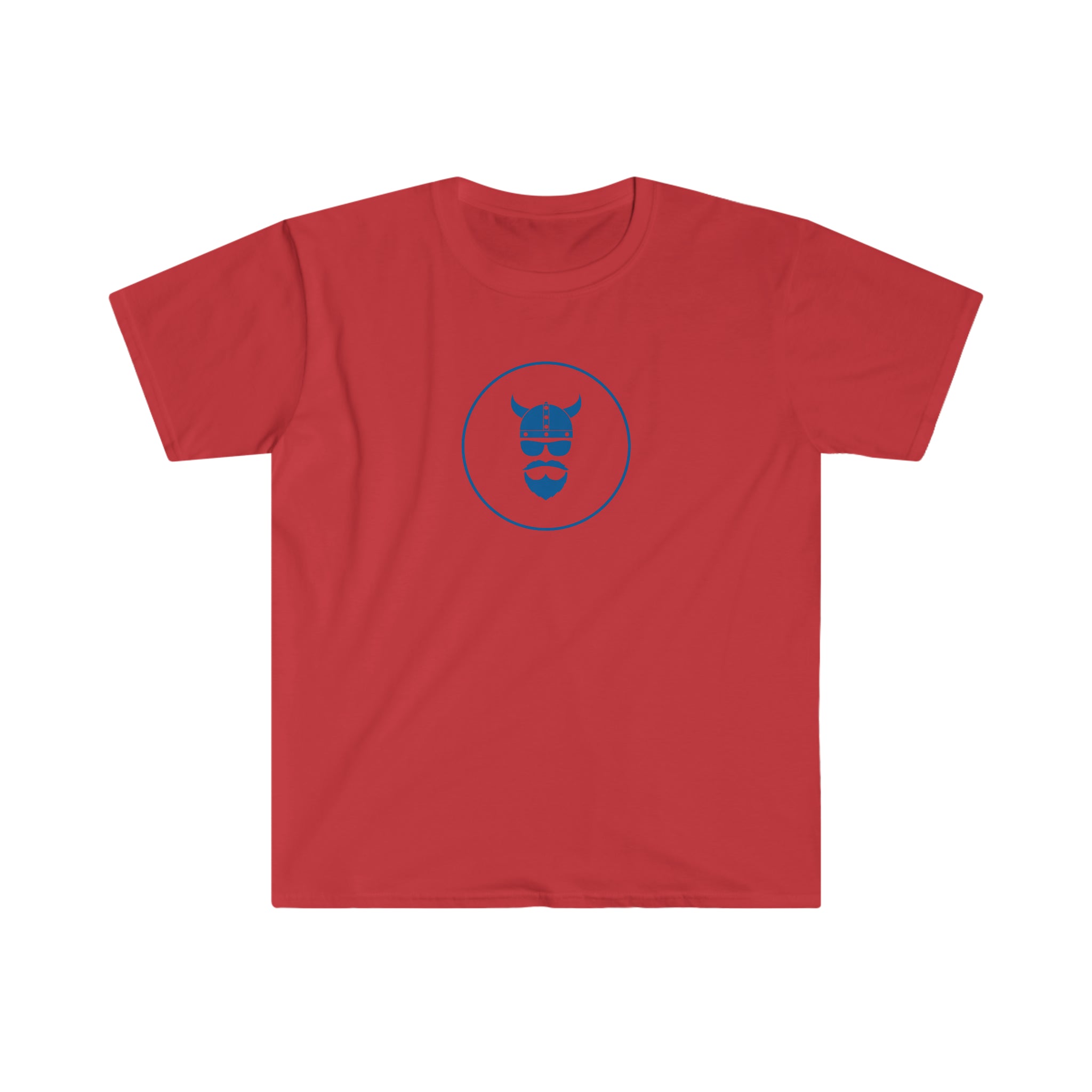 ZV Blue Stamp Softstyle T-Shirt - THE ZEN VIKING