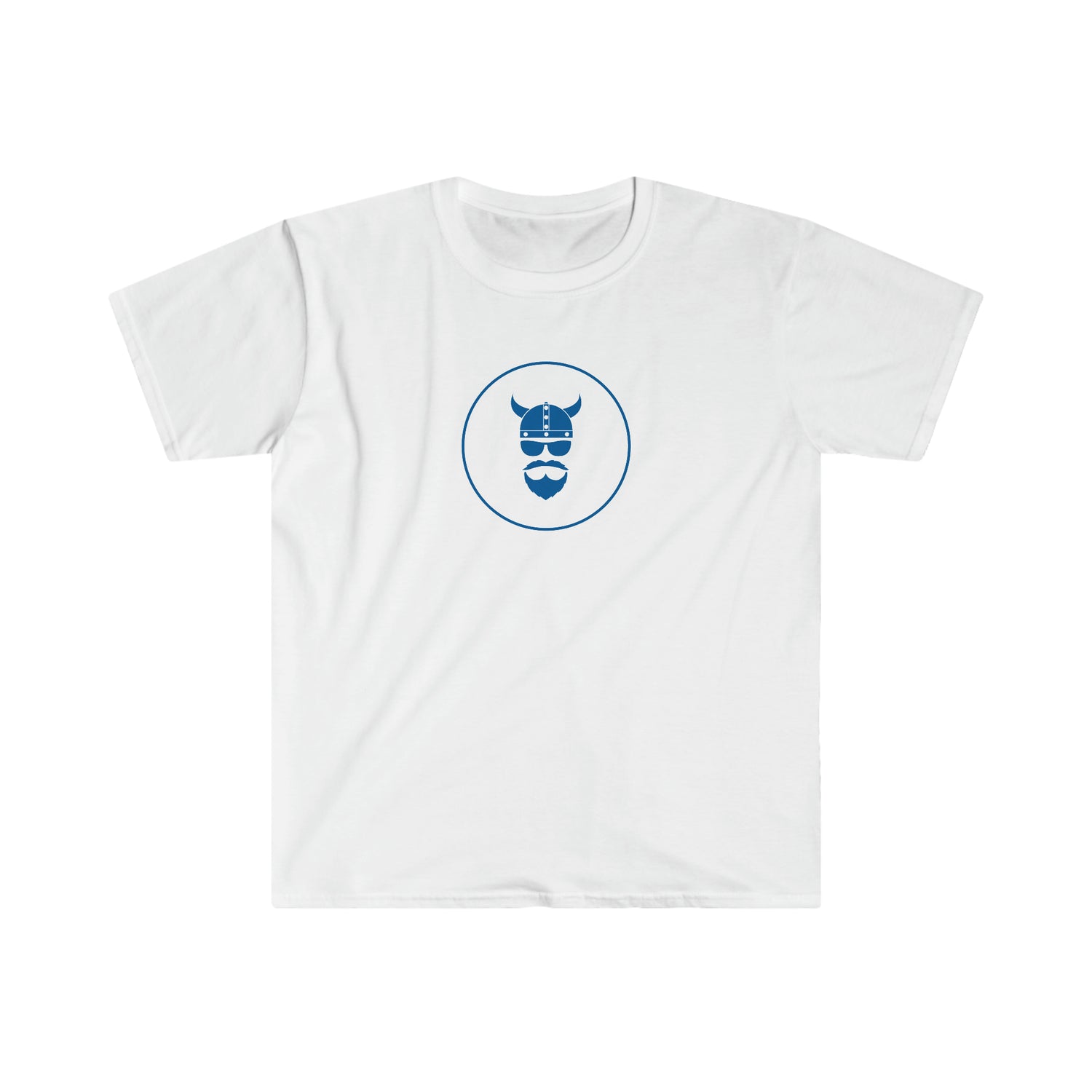 ZV Blue Stamp Softstyle T-Shirt - THE ZEN VIKING