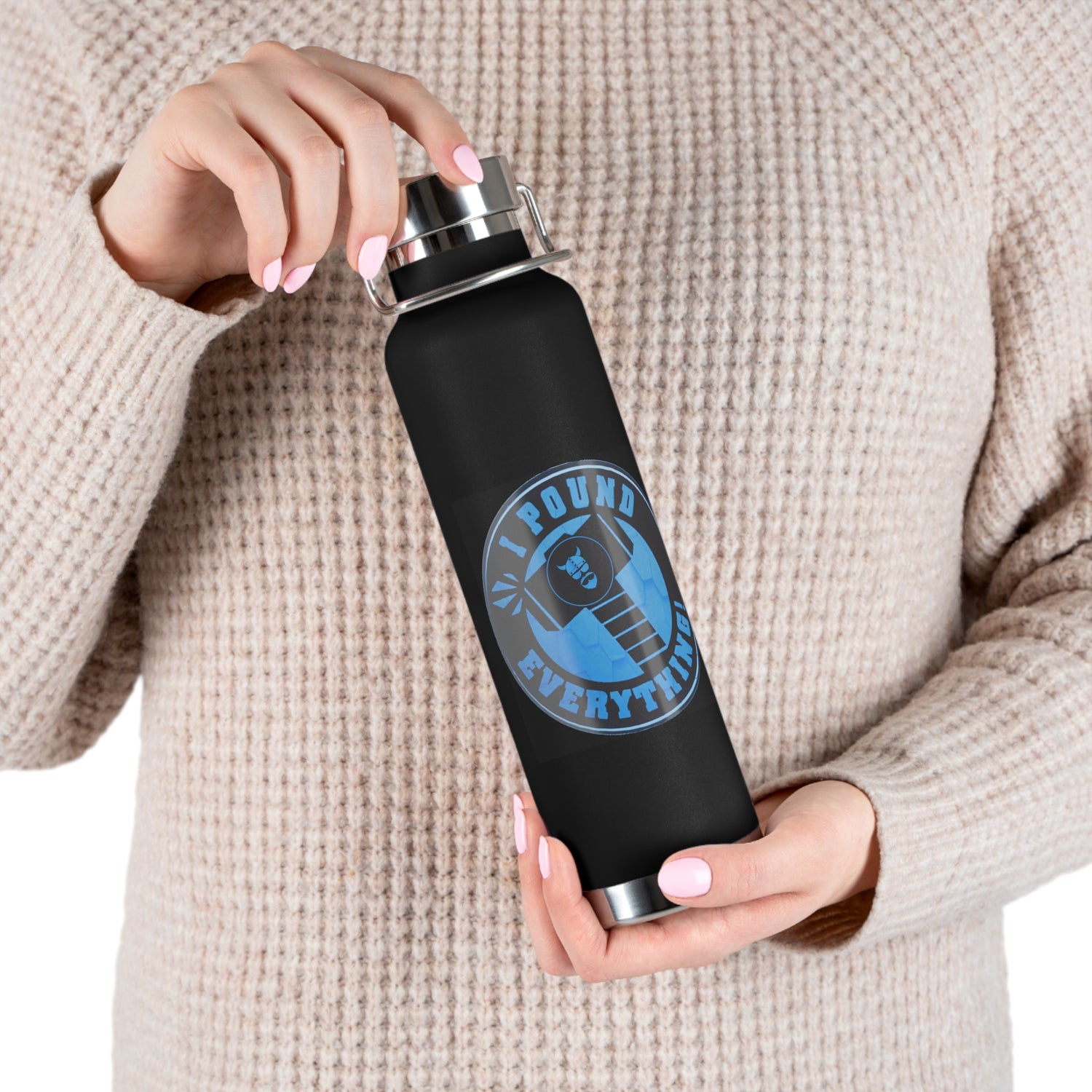 ZV Pound Copper Vacuum Insulated Bottle, 22oz - THE ZEN VIKING