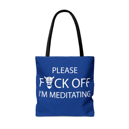 im meditating Loki Tote