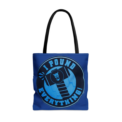 ZV Blue Pound Tote Bag - THE ZEN VIKING