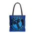 ZV Blue Pound Tote Bag - THE ZEN VIKING